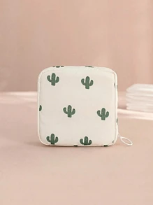 1pc Summer Sanitary Napkin Storage Bag, Pad Storage Pouch, Storage Case For Menstrual Pads, Lipstick, Coins, Suitable For Students, Women, Home, Bedroom