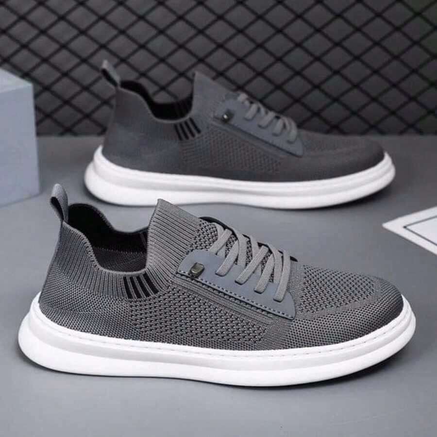 TENIS CASUAL PARA HOMBRES - Gris - Ver 1