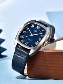 RollsTimi Rolls Timi 2025 新款日本 VH31 石英男士腕表，休闲不锈钢防水强化玻璃极简男士腕表 RT-7904