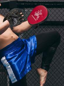 1pc Curved Martial Arts Karate Boxing Training Hand/Foot Target Pad - Red - View 2