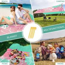 1 Stück Mandala Muster Oversized Stranddecke, leicht und strapazierfähig, Große Größe geeignet für Erwachsene Strandreisen, Camping, Wandern, Picknick