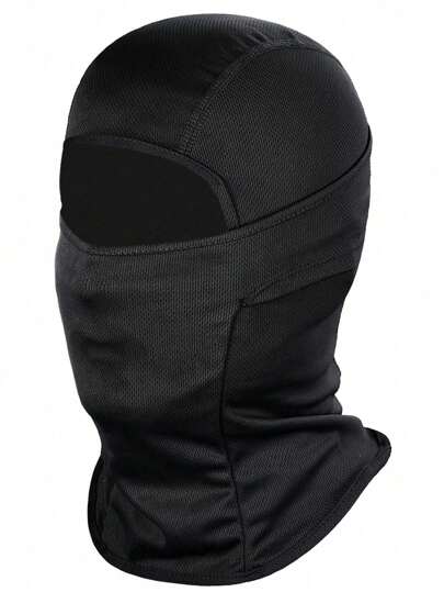 1 件男女通用面罩，防紫外线，轻便摩托车/滑雪面部保护器