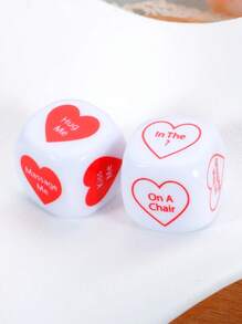 Set de 2 dados divertidos como juego de pareja para decisiones íntimas, regalo para novio, novia, fiesta, citas, aniversario o San Valentín
