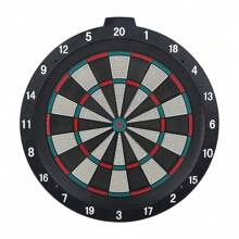 WIN.MAX 18-Inch Soft Plastic Dart Board, Indoor Entertainment Game Interactive Darts Target, Comes With 6pcs Plastic Tip Darts And 6pcs Spare Plastic Tips