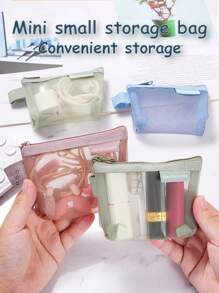 1个/2个装极简3D三角网状透明零钱包，大容量钥匙扣包，耳机盒，多功能化妆包，收纳包，文具整理包，线缆整理包，化妆包，梳妆台，化妆品收纳包，洗漱包，桌面收纳包，化妆包，化妆袋，化妆品收纳包，化妆袋，梳妆台，化妆袋，小化妆包，化妆包，大化妆包，圣诞礼物，小袋，手拿包/小手提包，化妆品收纳包，小袋，刷子收纳袋，迷你小袋，大容量小袋，小袋，化妆袋，旅行必备 - 彩色 - 查看 2