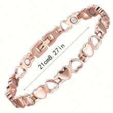 Elegant Fashion Heart Cutout Couple Bracelet, Handcrafted Adjustable, Perfect Gift For Valentine's Day Or Mother's Day