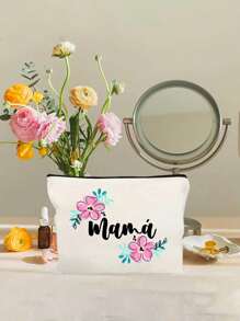 妈妈的礼物，送给妈妈妹妹的生日礼物，字母“Mama”花朵设计，四色化妆包礼物，大容量女性旅行化妆包洗漱用品，DIY收纳包，送给女生的礼物，便携可折叠收纳包，适合个人旅行化妆品收纳，旅行小包洗漱包，生日礼物，旅行化妆工具，生日礼物，旅行必需品和宿舍必需品，满足日常旅行需求。 - 彩色 - 查看 6