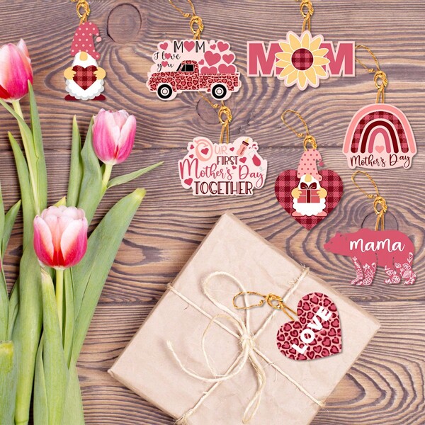 1 Set Mother's Day Themed Ornament Gift Decorations For Party