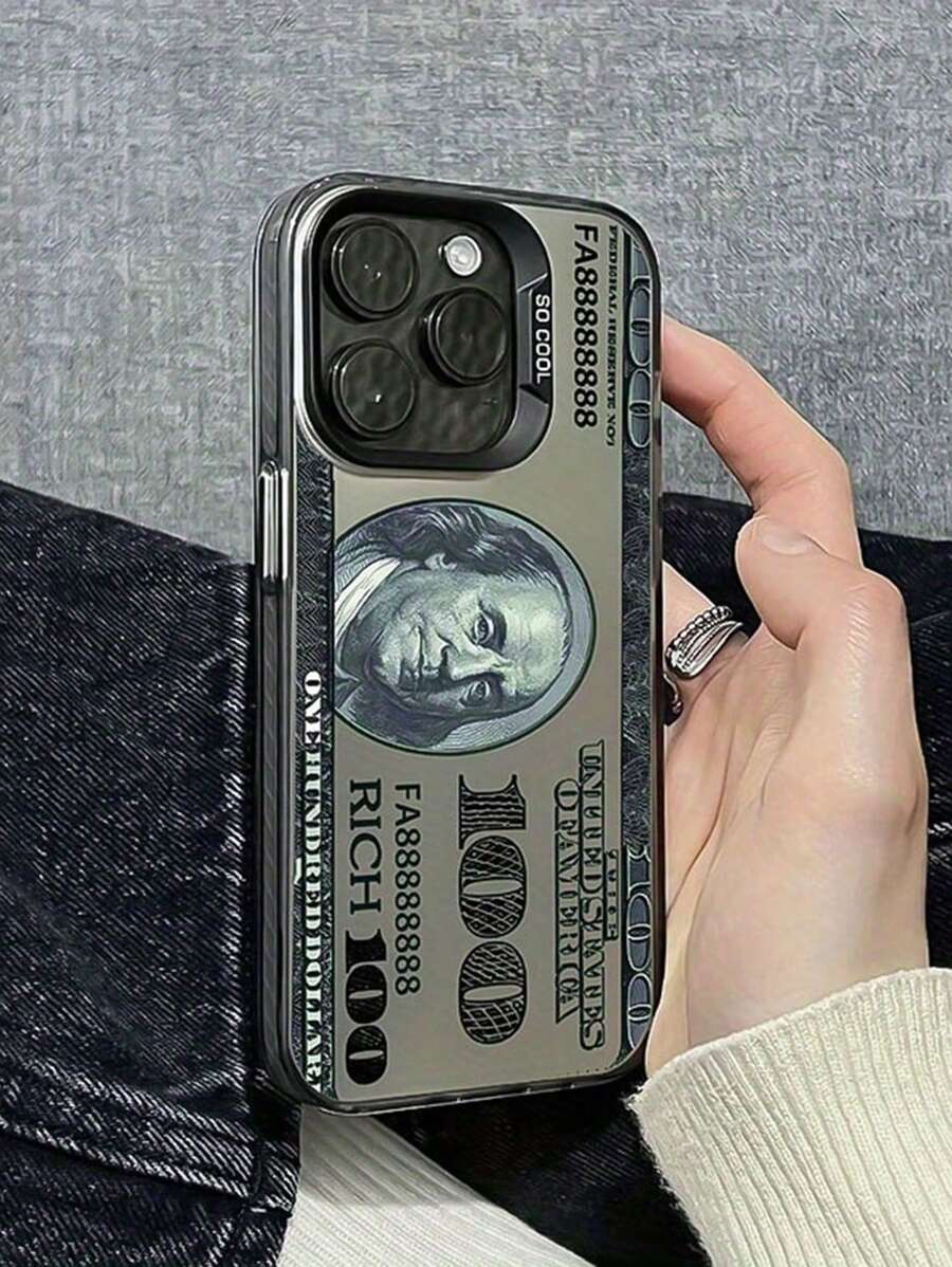 MoneyNew Colorful Hollow Painted Anti-Fall Phone Case Covers Compatible With IPhone 15, IPhone 16, IPhone 16 Pro Max, IPhone 14 Pro Max, IPhone 13, IPhone 11, IPhone 12, XR, 7 & 8