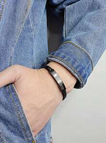 Bracelet d'alerte médicale personnalisé pour hommes et femmes, bracelet en PU imperméable avec identification d'alerte médicale d'urgence. Cadeau personnalisé pour lui