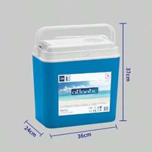 Enfriador portátil aislado de galón, enfriador duro con retención de hielo y mango resistente, ideal para playa, picnic, campamento, portón trasero, comestibles