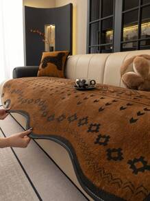 1 件波西米亚风格沙发垫套，防宠物沙发保护套，可机洗家居装饰适合 L 形组合沙发和 1/2/3/4 座沙发（单独出售）