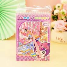 Sanrio Sanrio 8 Styles (16pcs + Tweezers) Landscape Scene Coil Sticker Album Cartoon Miniature Scenery Collection, Including Kuromi, My Melody, Pompompurin, Children DIY 3D Layered Stereo Visual Scene Decoration Stickers, Ideal For Home, Gifts And Prizes,School Supplies,Back To School
