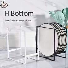 Multipurpose Metal Utility Racks, Tiered Shelf Organizer For Kitchen, Overhead Mounting, Durable Dish And Plate Drainer Stand, With No Metal Pipes For Home Use, Utility Racks - Multicolor - View 7