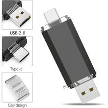 Chiavetta USB 64GB con logo stampato a laser, pennetta USB di tipo C colorata da 32GB, dispositivo di archiviazione USB ad alta velocità, stick di memoria personalizzato con logo rosso