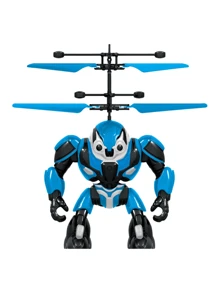 Gesture Sensing Hover Aircraft Sci-Fi Warrior Sensing Levitation Flying Toy, Smart Gesture Sensing Crash-Resistant Levitating Mecha Aircraft Helicopter Drone Toy Gift For Children