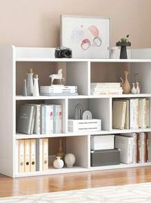 Corner Furniture: Minimalist Bookcase - Multicolor - View 1