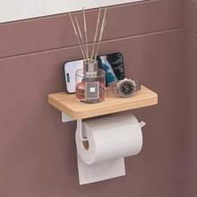 1 szt. Ścienny uchwyt na papier toaletowy, dozownik do łazienki, wodoodporny uchwyt na papier toaletowy, dozownik do łazienki, wanna bez wiercenia