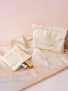 1 Pc Self-Closing Storage Bag Portable Cable Sorting Bag Charger Lipstick Makeup Bag Glasses Travel Storage Bag - Multicolor - View 2