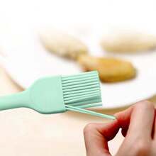 硅胶烘焙糕点刷 - 1 件耐热烹饪刷，适用于油、酱汁、黄油、烧烤、烤架和腌料，适用于洗碗机 - 彩色 - 查看 4