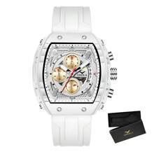 ON6853, Men's Quartz Watch, Fashionable Sports Design, Multifunctional Chronograph, Night Light Waterproof, Suitable For Outdoor Sports And Daily Activities, Men's Gift