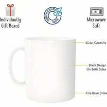 1pc 11oz Happy Mother's Day Mug Mom Gift Coffee Cup, White Ceramic Coffee Mug, Double-Sided Printing, Washable Reusable Milk Cup Coffee Cup Multi-Purpose Travel Mug, Mother's Day Gifts For Women Mom Grandmother