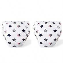 4 件幼儿如厕训练裤，可重复使用的防水训练内衣，送给幼儿和婴儿的最佳礼物，多种颜色可选（尺码偏大，适合长期穿着）