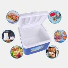 Enfriador portátil aislado de galón, enfriador duro con retención de hielo y mango resistente, ideal para playa, picnic, campamento, portón trasero, comestibles