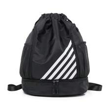Basketball Bag/Sports Gym Bag, Lightweight Outdoor Drawstring Backpack, Casual For Fitness, Yoga, Travel - Multicolor - View 13