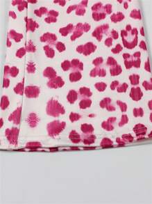 Spring And Summer Leopard Print 2 Pieces Set Causal Street Outfits Women Y2K Fashion Long Sleeve Zip Hooded Crop Tops Pants Set