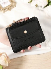 Ví cầm tay màu đỏ tía, ví đựng thẻ bằng da màu đỏ tía thanh lịch, thiết kế nắp gập, nhiều ngăn đựng thẻ - ví ngắn cao cấp, có thể đựng thẻ tín dụng và tiền xu, chống trầy xước và bền bỉ, món quà hoàn hảo cho du lịch, mua sắm, bạn gái, mẹ hoặc giáo viên. - Màu Đỏ Sâu - Xem 16