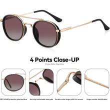 EL97R Genuine UV 400 Polarized Men Women High Quality Metal Frame Sunglass : British Heritage Series 4