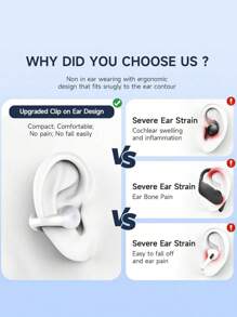 1 Pc Wireless Bluetooth Headset Mini Sports In-Ear Bluetooth Headset Sports Low Power Remote Noise-Proof Bluetooth Headset With Digital Display, Enhanced Bass Wireless Headset - Touch Control, Long Battery Life, Hands-Free Call Music And Exercise