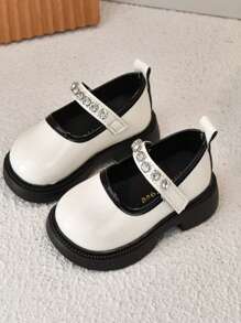Mocassins style princesse élégants pour enfants, convenant pour toutes les saisons, chaussures adorables
