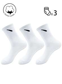 1/2/4/6/10 Pairs Of Men's Crew Socks,Cotton Sock,Long Socks,Weeklysocks ,Black Socks,White Socks,Short Socks,Autumn/Winter/Spring/Fall/Sunmer Socks,Breathable, Moisture Wicking, Sports, Business, Leisure, And Seasonal Socks With Random Colors