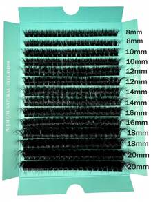 High Quality Soft 5D Fluffy Lashes DIY Extensions 280/196/200pcs D-Curl Voluming Individual Lashes Set For DIY Lash Extensions At Home (80D/100D/120D/160D, D-Mix 10-20mm) Lash Clusters, Eyelash Clusters, Individual Eyelashes, Lashes, Fake Lashes