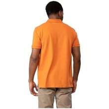 GANT Men's Contrast Collar Pique SS Rugger Short Sleeve Polo In Orange ✅ Delivery 24/72h To Spain (Peninsula)