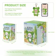 Miniso AJIOO植物精靈毛絨盲盒隨機款式，1pc兒童毛絨掛飾 - Random Style, 1pc - 查看 3