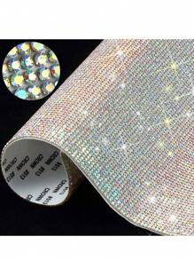 1pc Sparkling Crystal Rhinestones Stickers, DIY Decorative Stickers For Car, Self-Adhesive Rhinestone Gemstone Stickers For Car Decoration, Crafts And Activities