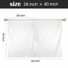 1Pc 60"X18"/ 2Pcs 28" X 40" Kitchen Curtains Tropical Beach Window Curtains And Valances, Starfish And Sea Wave Short Tier Curtain, Vintage Small Kitchen Decor - 28"(W) x 40"(H)-2pcs - View 5