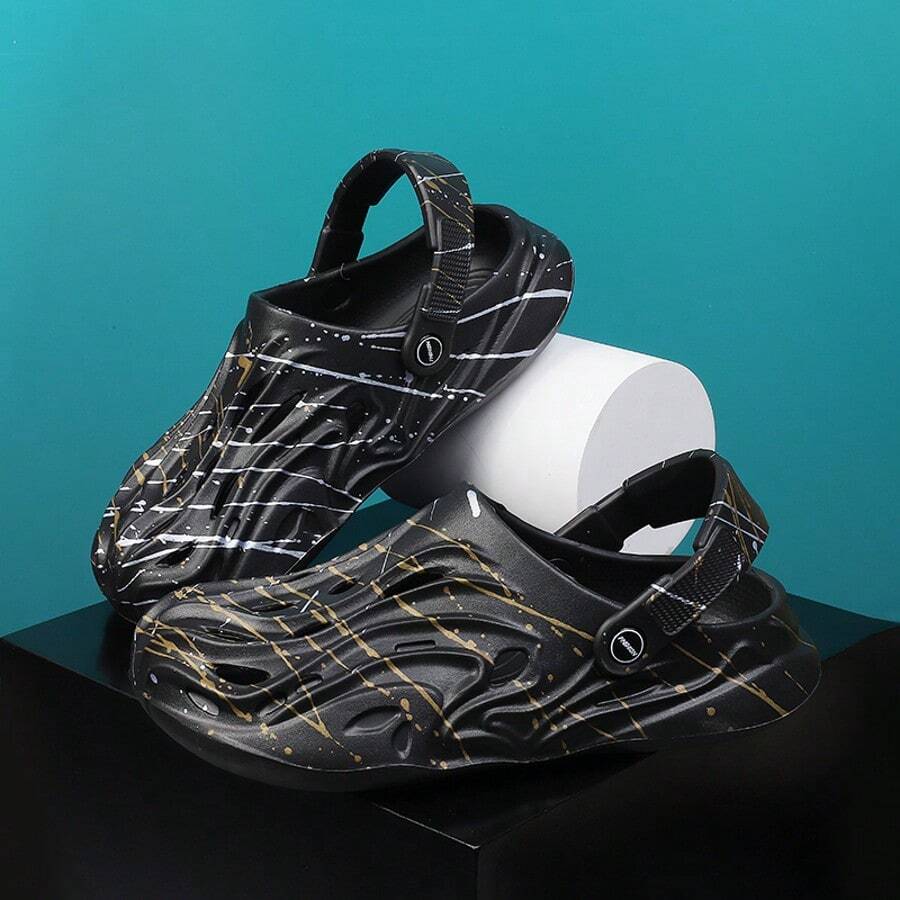 2025 Latest Style Men's Casual Sandals, Fashionable Men's Slippers, Gift For Labor Day, Valentine's Day, Holidays - Beige - View 1