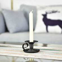 1pc Metal Candle Holder, Retro Hand-Held Tea Cup Candle Stands Gifts Birthday Graduation,Wedding