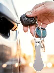 1/3 件不锈钢购物车代币钥匙圈 - 耐用便携的购物配件，可容纳钥匙，男女通用的中性挂件，是运动爱好者和超市购物者的完美礼物 - 彩色 - 查看 6