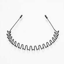 男士头带，女士头带，带黑色波浪弹簧的男士头带，户外运动头带，男士头带夹，女士配饰，简约弹性防滑头带头饰，送礼的理想选择 - 彩色 - 查看 14