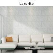 20PCS Self-Adhesive Black Marble PVC Cladding Wall Panels For Kitchen Bathroom Carnival Home Sticker - 薑色 - 查看 9
