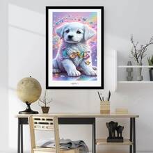 钻石画套装成人 DIY 钻石艺术套装初学者全钻圆形钻石圆点画宝石艺术套装家居墙面装饰礼物