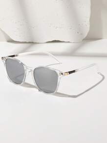 New Summer Beach Travel Vacation Couple Fashion Glasses, Colorful Round Lenses, Black Fashion Glasses For Women, Suitable For Driving, Fishing, Street Style, Parties, Family Outings Accessories For Summer Beach Vacation,Outdoor,Travel