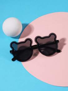 1 PC Boys Girls 4-8Y Acrylic Cute Cartoon Spring Fashion Black Eyeglasses For Holiday Gifts And Parties - Multicolor - View 1