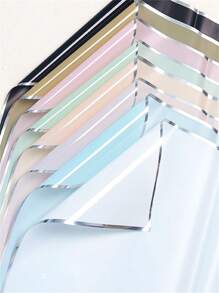 10/20 张，鲜花包装纸，花束包装纸，银边包装纸，鲜花包装纸，金边韩式包装纸，用于 DIY 工艺礼品包装装饰花卉用品，22.4 X 22.4 英寸，包装纸，薄纸，花束用品，圣诞节情人节 - 多色 - 查看 12