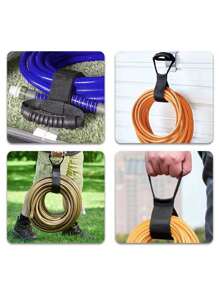 便携式收纳带，配有提手和挂钩，用于整理花园软管、延长线、电缆、车库、船舶和房车配件